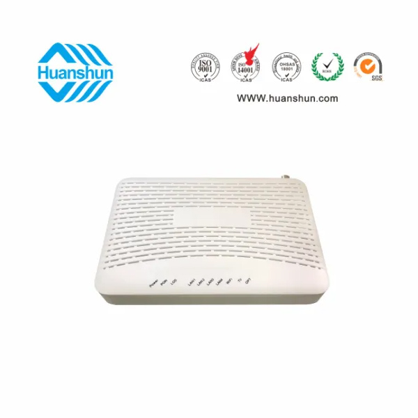 HSOS21176GNW FTTH 終端（XPON ONU WIFI，CATV） （GE+3FE+2*2WIFI+CATV NE)